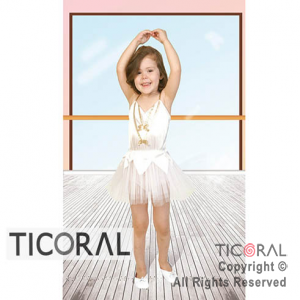 DISFRAZ TU-TU NIA BLANCO CAND TALLE 3 x 1